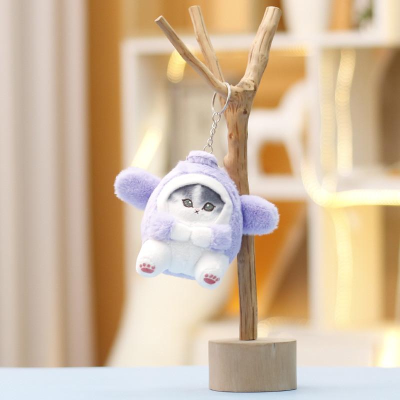 Japanese Style Shark Cat Plushie With Short Plush Material For Collectors