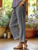 2023 Women's Cotton Linen Loose Straight-Leg Casual Fashion Pants