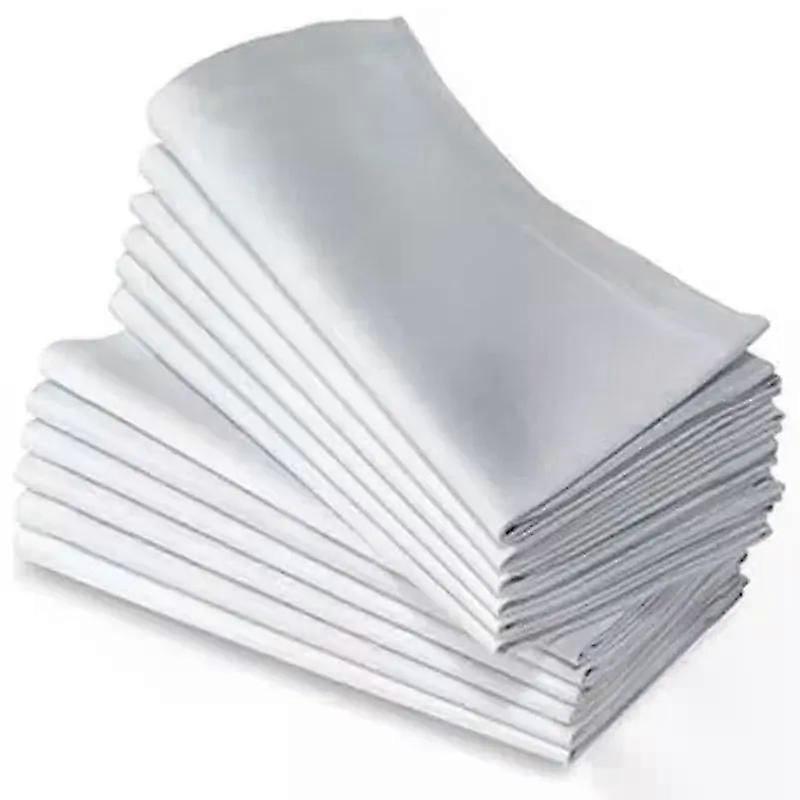 50x50cm white cotton napkins for hotels and restaurants
