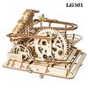 4 Kinds DIY Waterwheel Wooden Model Building Kits Assembly Toy Gift for Children Adult