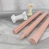 DIY Craft Match Large Cylinder Rib Clay Tools Plastic Stripe Soap Making Candle Mold Long Pole