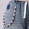 Billiard Ball Metal Pants Chain Zinc Zinc Zinc Alloy Punk Belt Chain Fashion Colorful Dice Waist Chain  Male