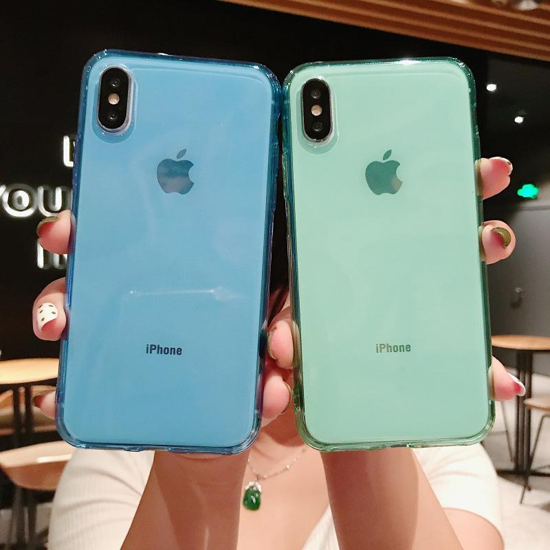 iPhone17 прозрачный цвет мягкий чехол Apple 17PROMAX чехол для мобильного телефона прозрачный мягкий чехол Apple 14PRO подходит