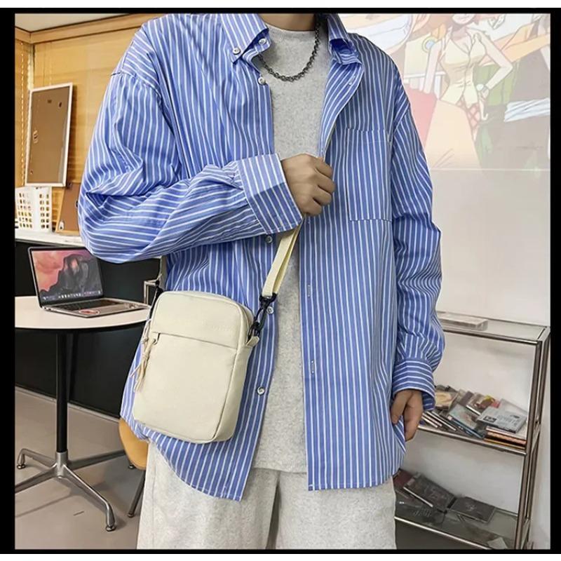 Холщовая женская сумка через плечо Trend Oxford сумка через плечо Корейская однотонная студенческая сумка для телефона Простые сумки-шопперы Кошелек