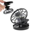 Handsfree Mini Solar Fan Solar Energy Panel Outdoor Solar Fan Lightweight Small Air Cooler  Summer