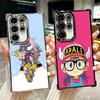 Arale S-Slump Anime Soft Phone Case For Samsung Galaxy S26 Ultra S25 Edge S24 FE S23 Plus S22 S21 + S20 Plating Anti-Fall Fundas
