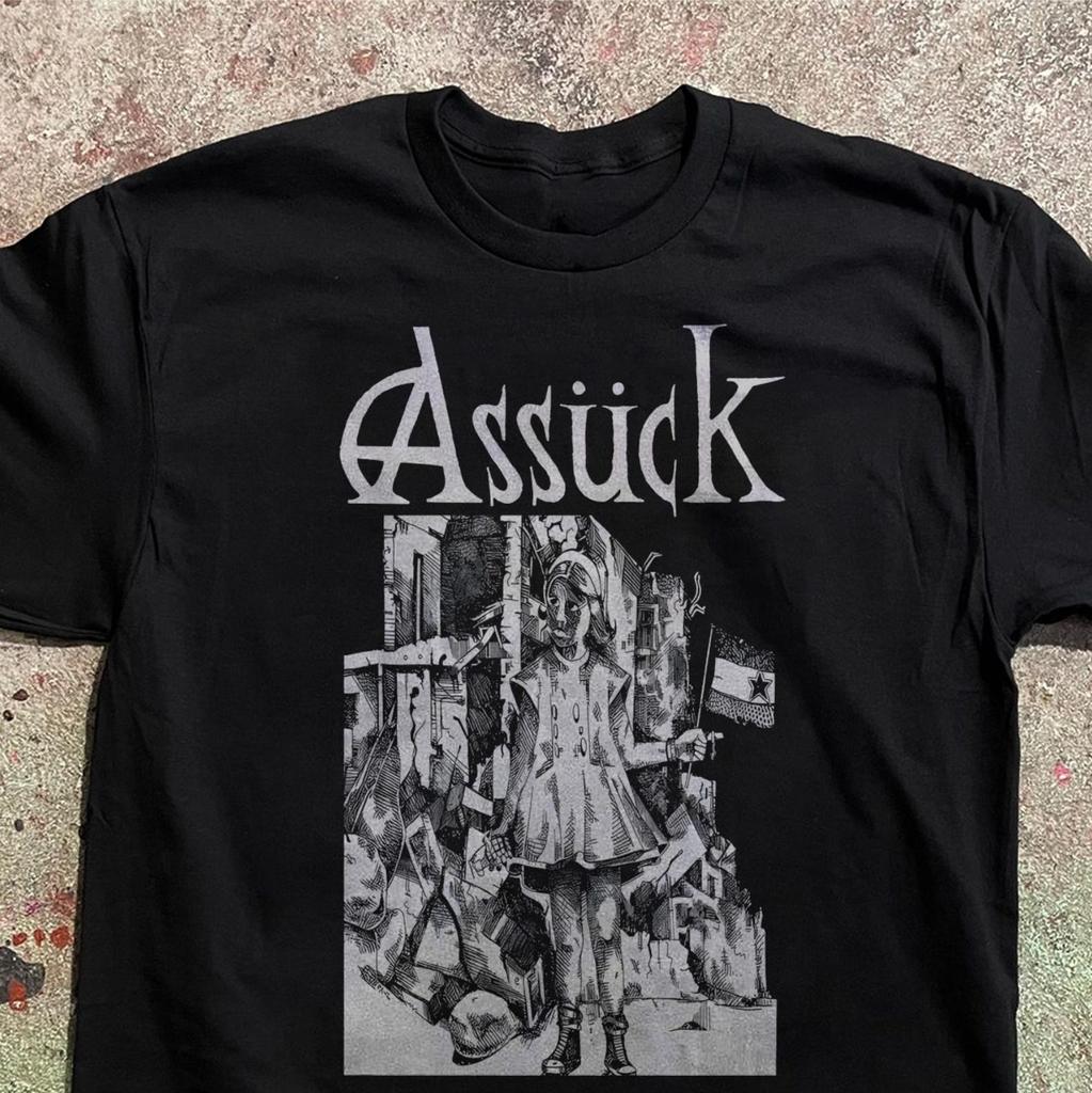 Vintage Assück Grindcore T-Shirt, State to State Art Band Tee, Anarcho Punk Crustcore Shirt, Heavy Metal Underground Top, S to 5XL