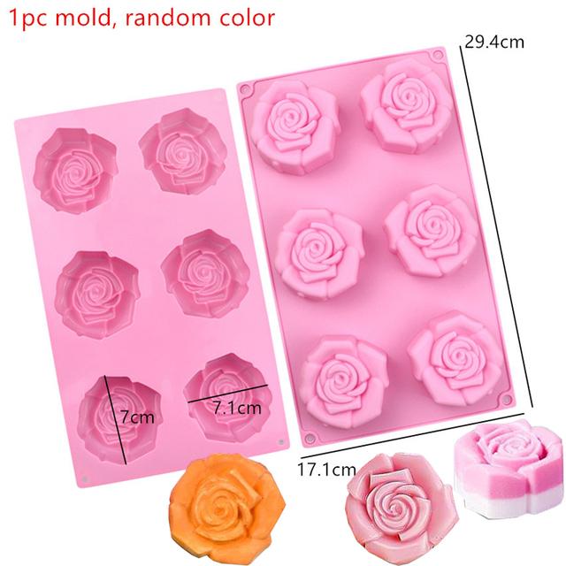 Круглые формы для выпечки, силиконовая форма для выпечки, форма для выпечки, торта, форма для кексов, кексов, пончиков, силиконовая форма для мыла, инструменты для шоколада