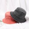 Summer Washed Denim Outdoor Sunscreen Casual Fisherman Cap Sun Hat Bucket Hat Beach Fishing Cap