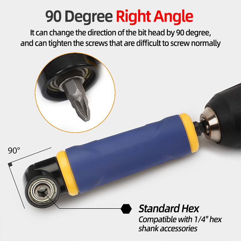 Набор угловых отверток Держатель для торцевых головок Адаптер Регулируемые биты Сверло Отвертка Инструмент Шестигранные биты Торцевые головки Шлицевые Крестовые биты
