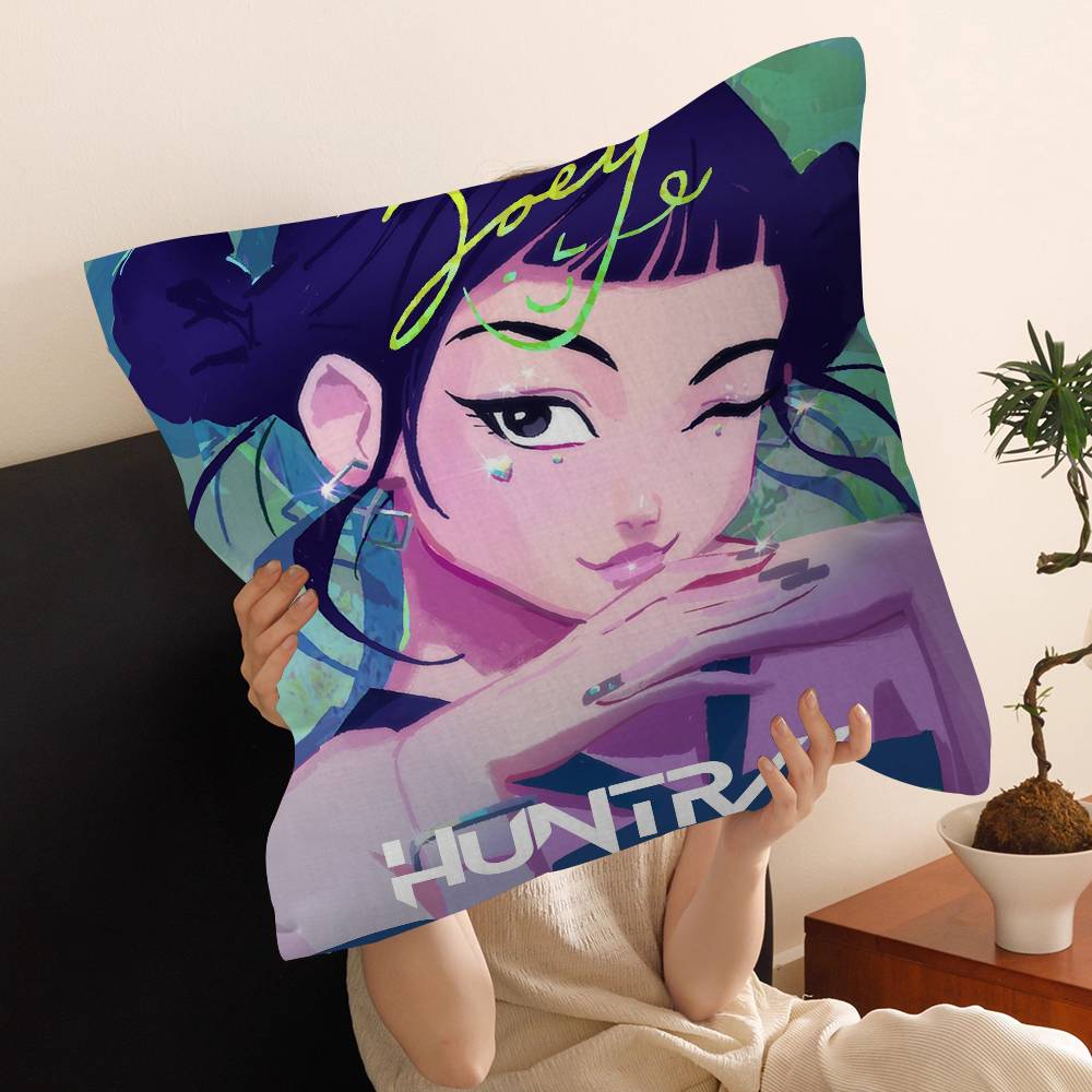 Op-Мультфильм K-Pop Охотники на демонов Кленовый дизайн Наволочка Счастливый осенний урожай декор Праздничный декор Наволочка