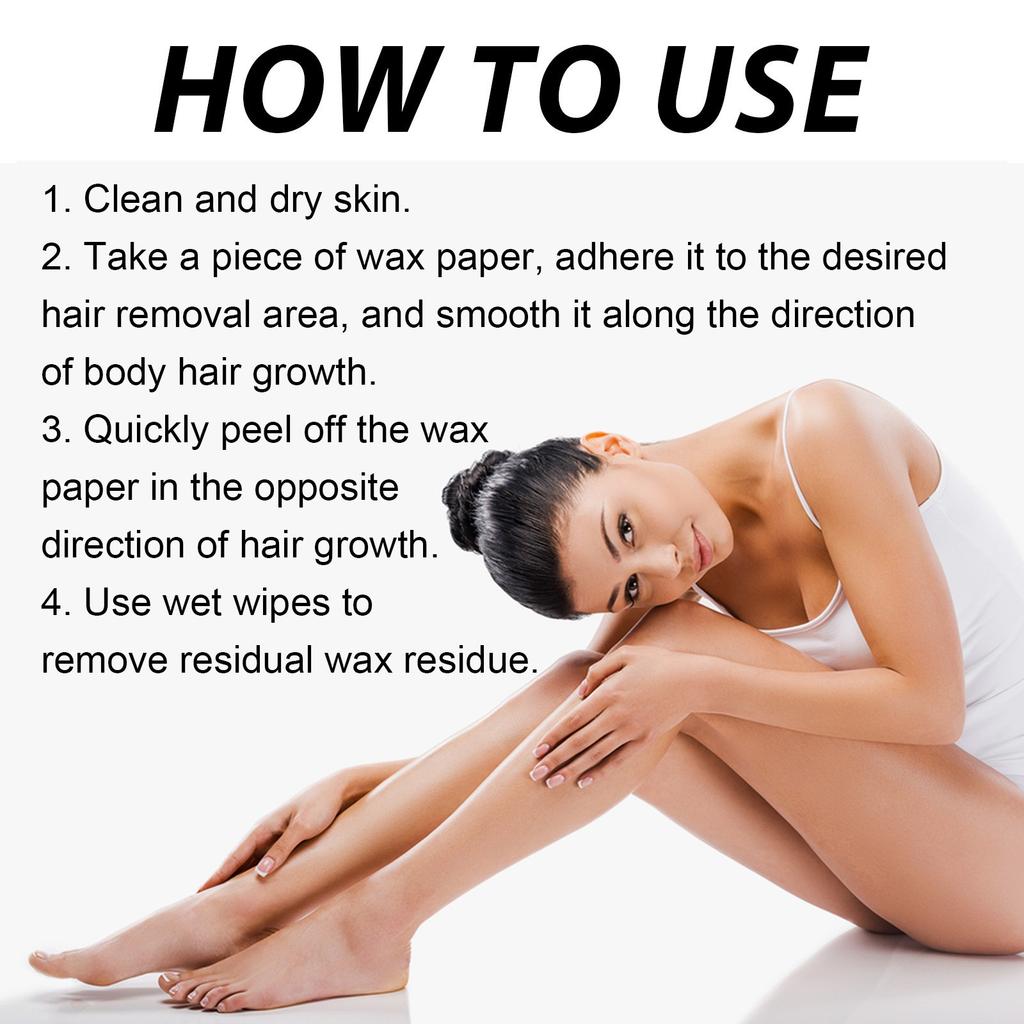 20 восковых полосок для удаления волос для летней депиляции, двухсторонняя бумага с холодным воском для ног, тела, лица, полезная 3 мл