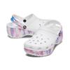 Crocs Классические клоги Тай-дай Модные клоги Женские клоги Белый Фиолетовый 207580-94S