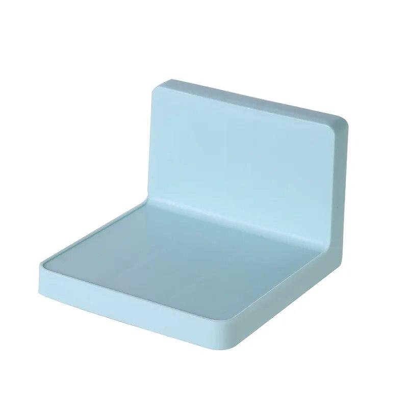 Многофункциональная настенная полка для хранения, держатель для мыла, губки, полки для кухни и ванной комнаты, держатель для ключей с дистанционным управлением без дрели