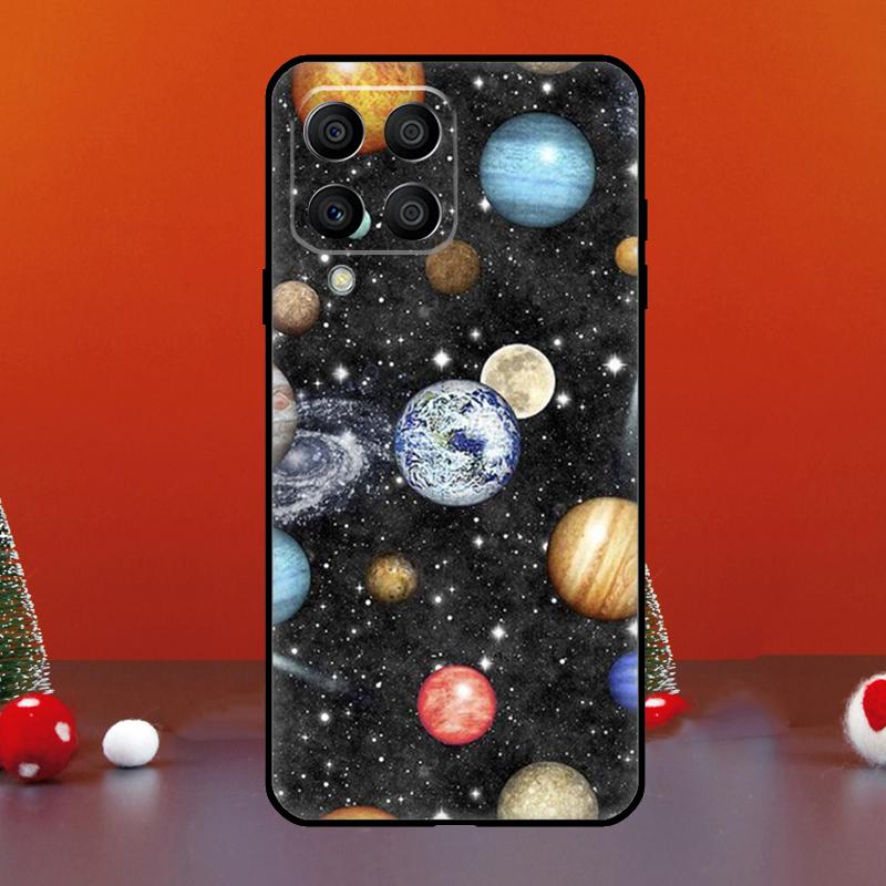 Магическое Космическое Лунное Планета Для Samsung Galaxy M06 M16 M14 M34 M54 M11 M21 M31 M13 M33 M35 M53 M55 M15 M12 M32 M52 Чехол