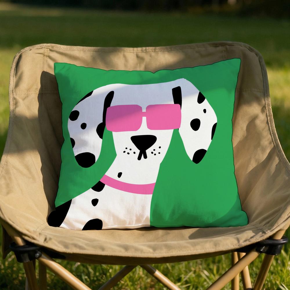 Cartoon Animal Cute Cushion Cover Soft Reversible  Durable Pillow Cover  MultiScene Use for Home  Car Daily Comfort