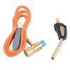 Propane Self Igniting 360 Degrees Rotation Burn Tip Turbo Torch Welded Gas Pipeline Soldering Tool 59.1in