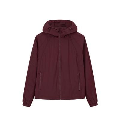 Повседневная удобная куртка с капюшоном на молнии женские куртки розово-красные 162517625-2