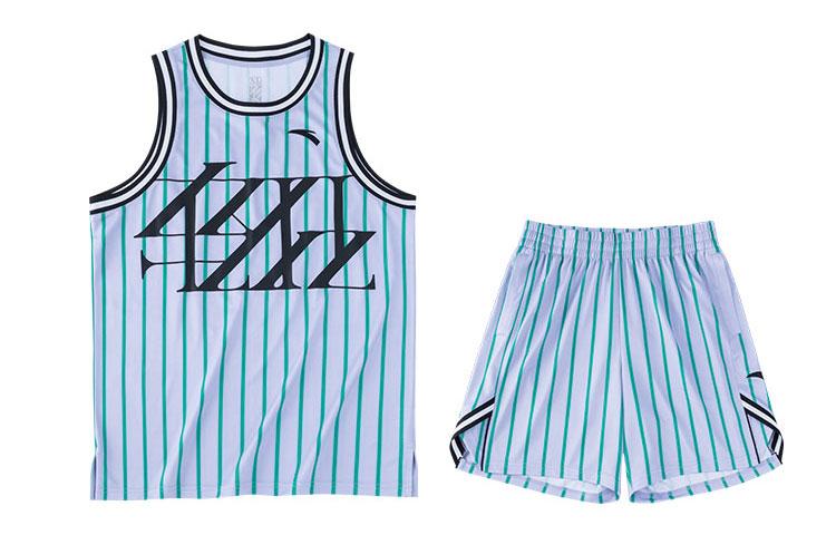 Men's Anta Basketball Collection Basketball Suit Men's Light Jade Purple