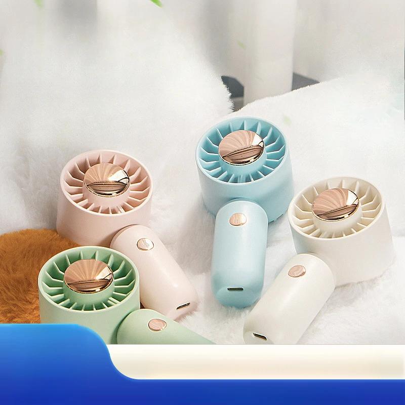Ручной вентилятор Удобная USB-зарядка Карманный маленький вентилятор Мини-настольный вентилятор