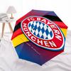Printed FC Bayern München logo Printed Folding Umbrella,Outdoor,Leisure,And Travel Umbrella,Durable Umbrella Fabric,Birthday And Holiday Gift