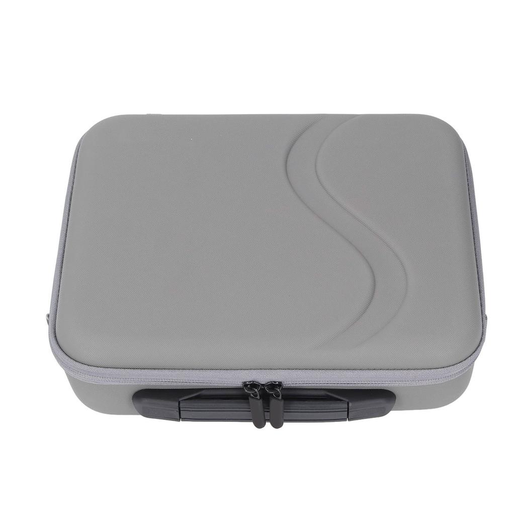 Drone Carrying Case PU Shell Shock Absorbing Lining Dual Zip Protective Storage Bag with Adjustable