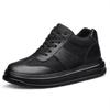 Invisible Height Boost Men's 8cm Breathable Thick Sole Running Casual Dad Shoes, Sports Board Shoes, White.