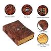 Кожаный журнал Deckle Edge Paper Гримуар «Третий глаз» Фокус-покус Книга заклинаний Старинный кожаный журнал Книга теней Викканский блокнот
