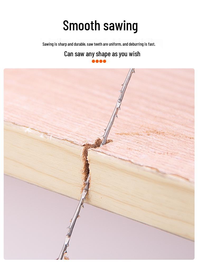 Компактная ручная пила по дереву – Многофункциональный инструмент для резки проволоки, лобзиковый и фигурный для домашнего использования