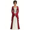 Cosplay Victorian Medieval Court Dress Vintage Cloak Stage Suit Halloween Cosplay Party Suit
