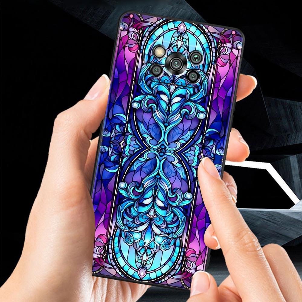 Красивый чехол-крышка из стекла с изображением Солнца и Луны для Xiaomi Poco F7 Ultra F6 F5 F4 F3 X6 X5 X4 X3 NFC C51 C55 M4 GT 5G Мягкий корпус из ТПУ