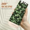 Camouflage Pattern Durable Stainless Steel Insulated Coffee Tumbler Reusable Vacuum Thermal Mug for Outdoor Camping Hiking Travel