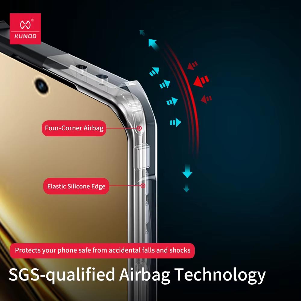 Для Vivo X200 Ultra X200 Pro Чехол XUNDD Ударопрочный Бампер Защитные Чехлы Прозрачная Накладка на Телефон Роскошный Чехол