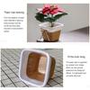 Paper Rope Braided Fresh Flowers Pot Woven Small Potted Grass Planter Decorative Basket Indoor Flower Pots Cover Plant Container