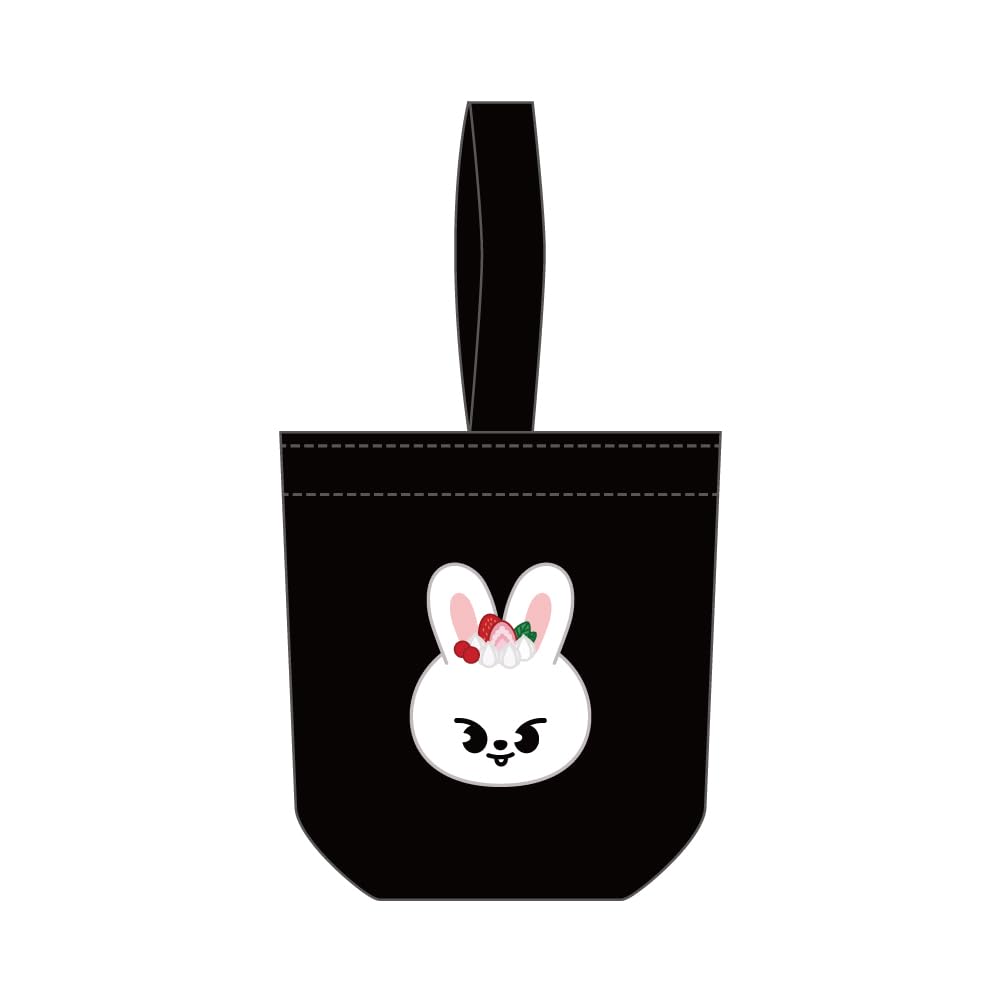 STRAY KIDS Canvas Bag Penlight Canvas Bag PB005 (BLACK_LEEKNOW)