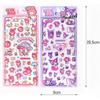 Милые 3D Хрустальные Наклейки Sanrio Эстетичные Мультяшные Декоративные Наклейки Почакко Синнаморолл Моя Мелоди Куроми Рельефная Наклейка