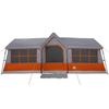 Family Tent with Grey and Orange Roof 622 x 295 x 238 cm
