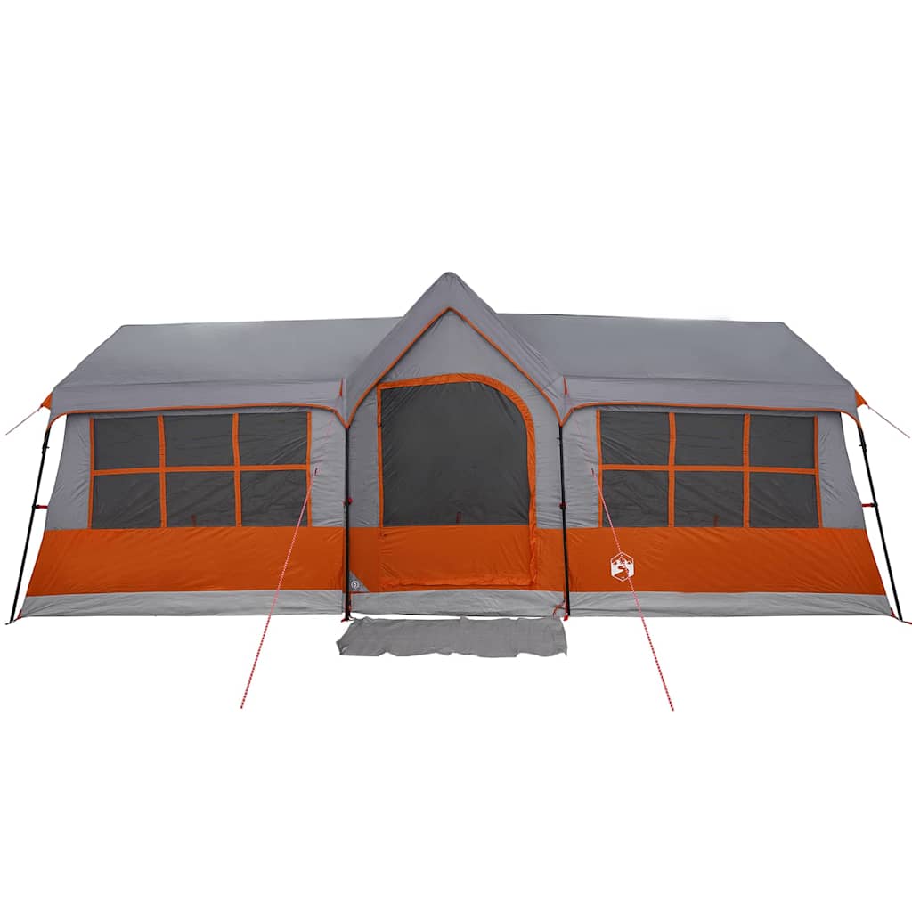Family Tent with Grey and Orange Roof 622 x 295 x 238 cm