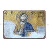 Jesus Pantocrator Hagia Sophia Metal Plaque Poster Club Party Customize Create Designing Create Tin Sign Poster