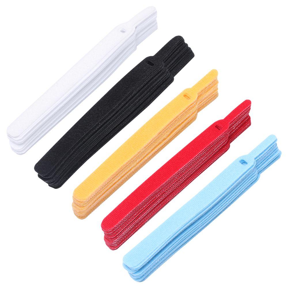 20pcs New Earphone Mouse Fastening  Nylon Ties Management Cable Organizer Wire Protector
