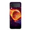 Прозрачный чехол для телефона с номером баскетбольной корзины для Samsung Galaxy Z Flip 4 Тонкая высокопрочная поликарбонатная накладка для Galaxy Z Flip 3 5G