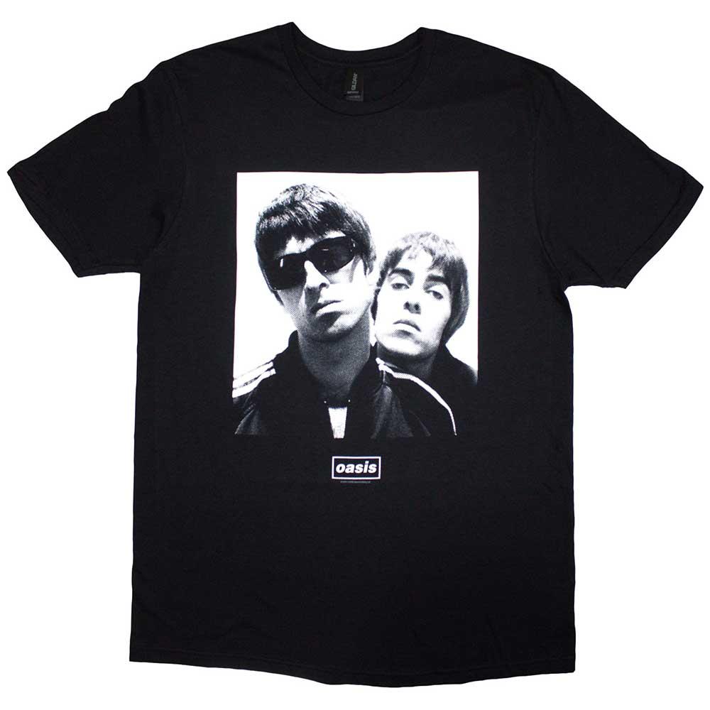 Oasis Unisex Adult Noel & Liam Photograph Square T-Shirt