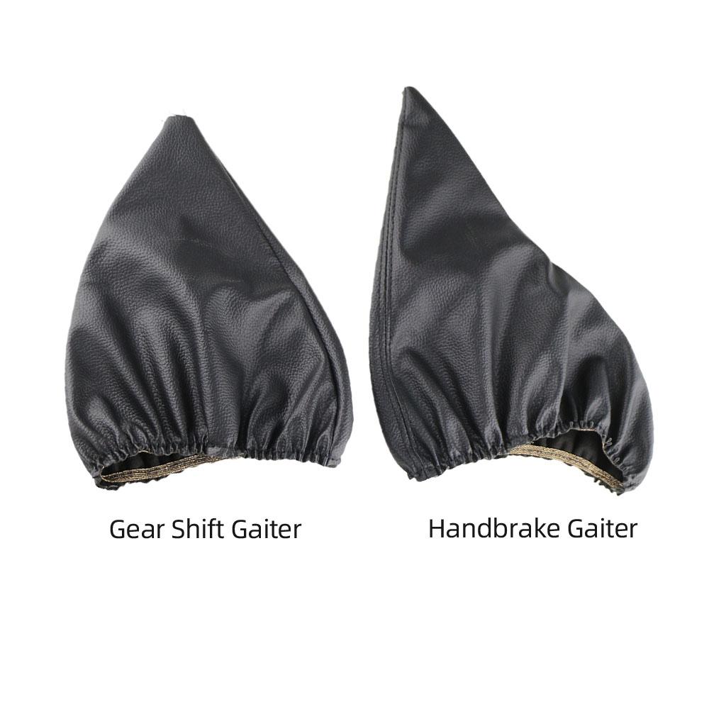 2 шт. Чехол от пыли для рычага переключения передач автомобиля для BMW 3 серии E36 E46 M3 Набалдашник Ручник Головка рычага переключения передач Черные кожаные защитные чехлы