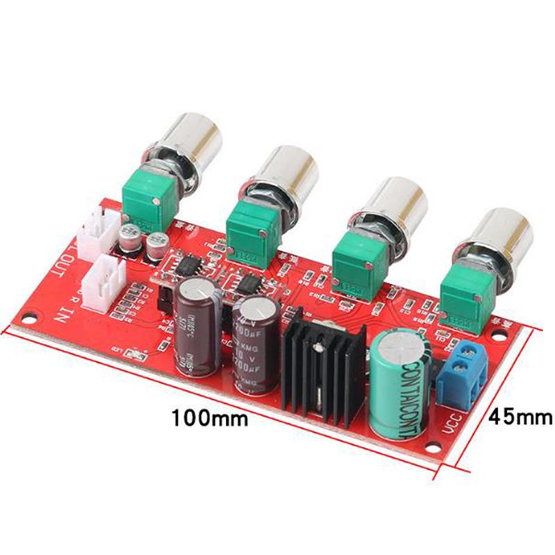 Ad828 Hi-Fi стерео предусилитель Плата усилителя регулировки громкости и тона Плата предусилителя