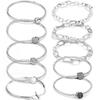 925 Silver Original Snake Chain Bracelets Fit Charms Bead DIY Vintage European Clasp Pulsera Jewelry For Women