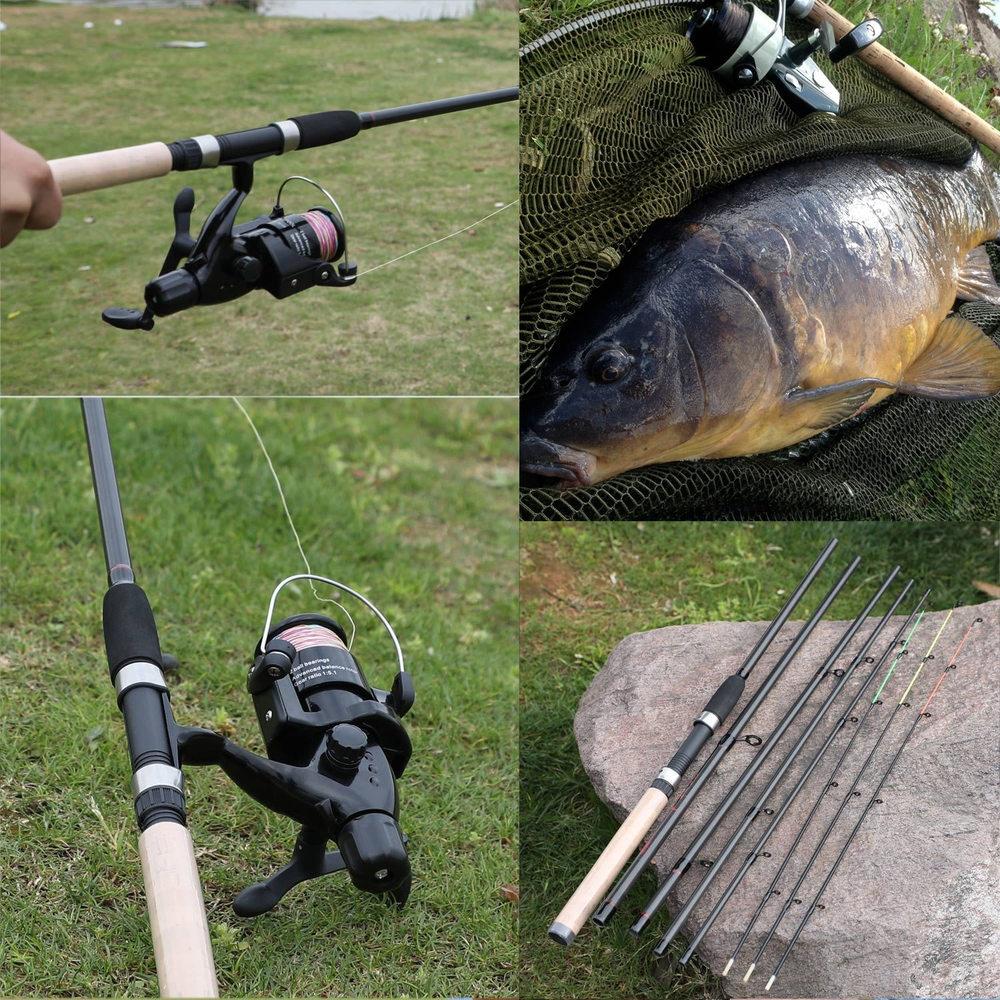 Фидерные удочки 3 м/9,8 футов спиннинговая удочка 30-120 г дорожная рыболовная снасть для ловли карпа инструмент удочка