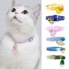 Pet Neck Strap Vibrant Color Quick Release Adjustable Tear-Resistant Easy-wearing Decorative Cartoon Pendant