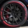 SRT+Blade 3D Резиновые наклейки на шины и колпаки для автомобилей и мотоциклов