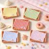 5pcs Mini Tray Grid Tray Model Tools Dollhouse Miniature Food Plate DIY Doll Accessories Handmade Resin Craft Table Decor Props