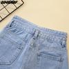 DIMANAF летние шорты джинсы женские базовые брюки свободные повседневные женские тонкие синие брюки брюки 4XL